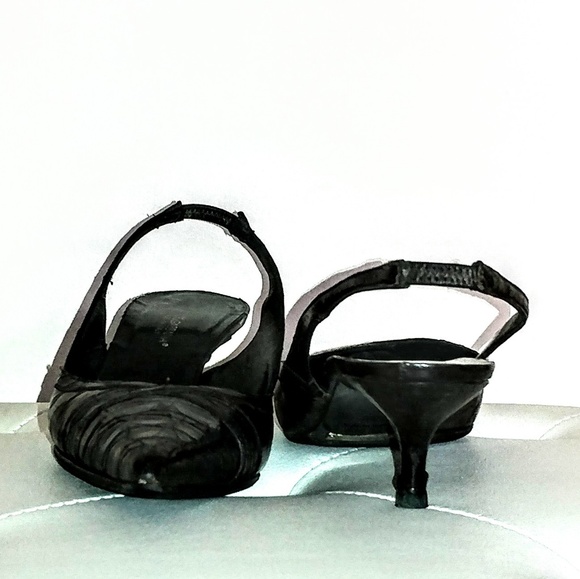 Dolce Gabbana croc  pointed toe kitten heels - Picture 4 of 7